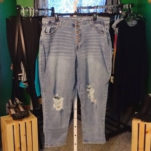 Vanilla Star, mom jeans, size 20w
